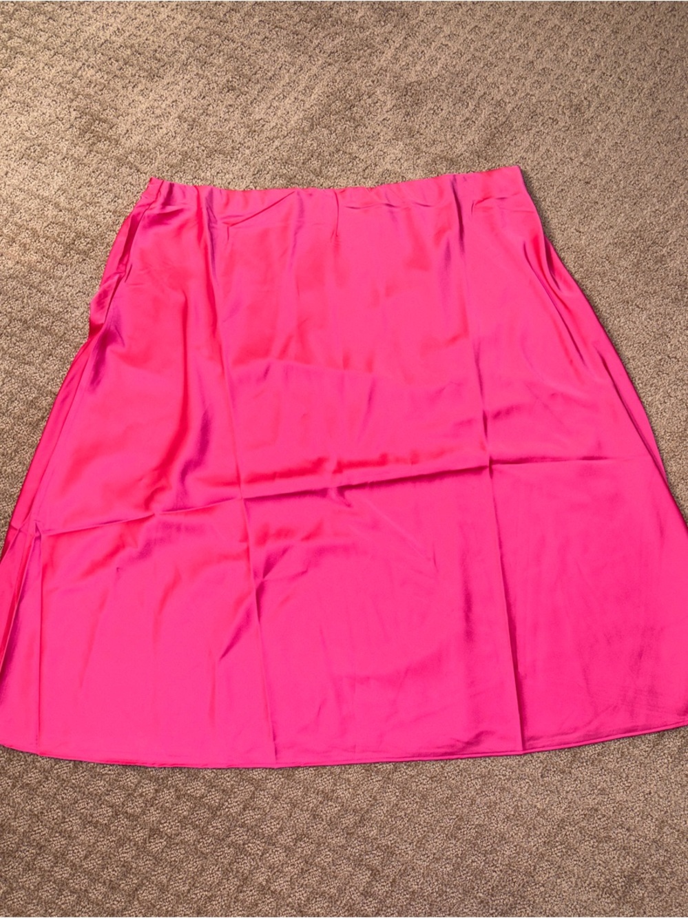 Classic A-Line Skirt in Hot Pink